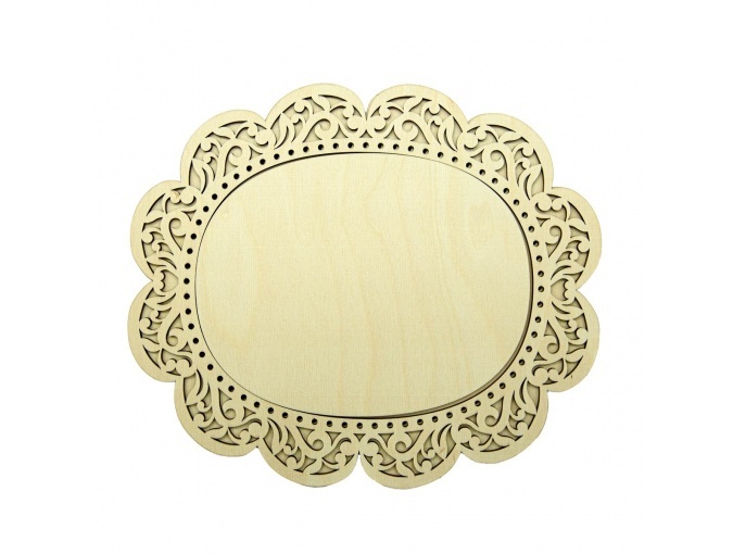 Openwork Oval Frame Large фото 1
