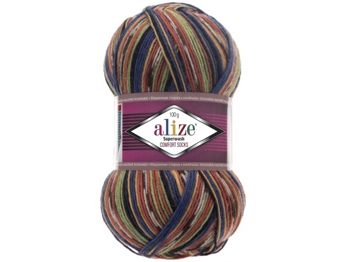 Alize Superwash Comfort Socks 75% wool, 25% polyamide 5 Skein Value Pack, 500g фото 17