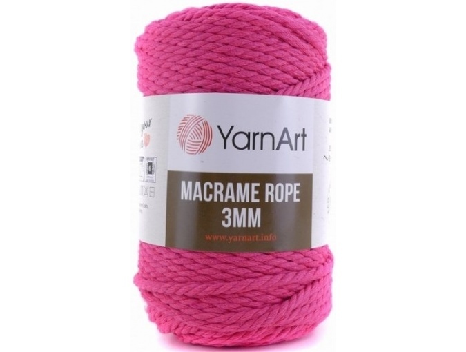 YarnArt Macrame Rope 3mm 60% cotton, 40% viscose and polyester, 4 Skein Value Pack, 1000g фото 33