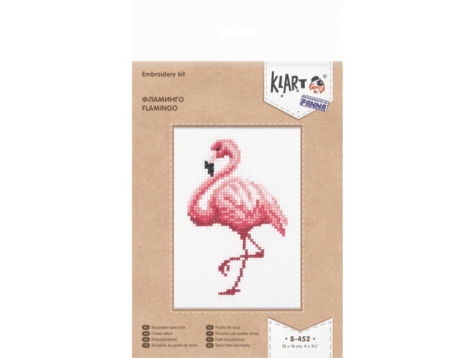 Flamingo Cross Stitch Kit by Klart фото 2