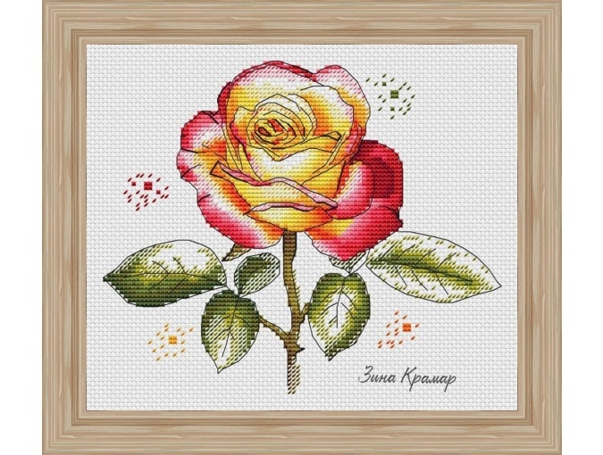 The Rose Cross Stitch Pattern фото 1