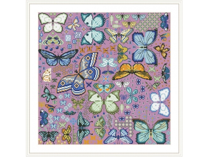 Butterflies. Evening Cross Stitch Pattern фото 7