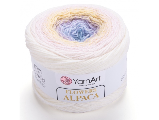YarnArt Flowers Alpaca, 20% Alpaca, 80% Acrylic, 2 Skein Value Pack, 500g фото 3