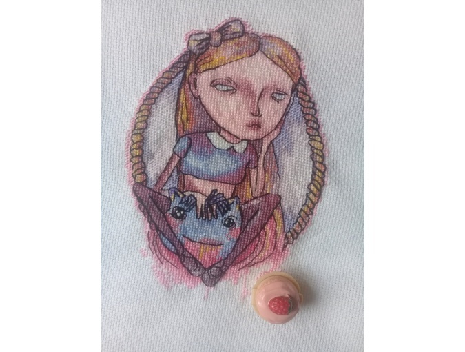 Little Alice Cross Stitch Pattern фото 2
