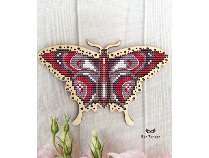 Butterfly. Indian Cross Stitch Pattern фото 1