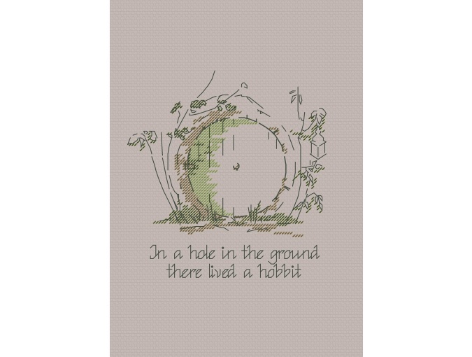 The Hobbit Cross Stitch Pattern фото 1