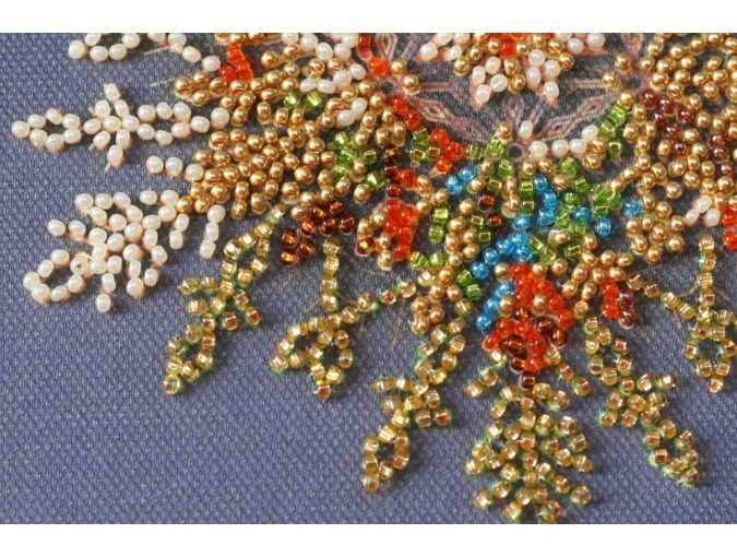 Snow Sparkles Bead Embroidery Kit фото 3