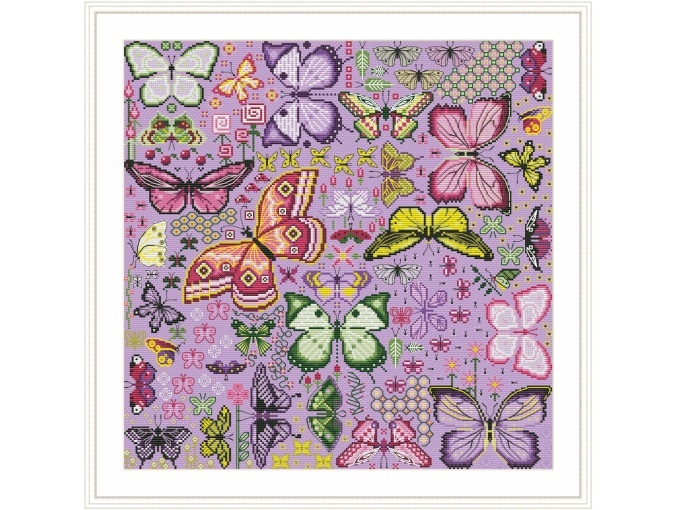 Butterflies. Midday Cross Stitch Pattern фото 2
