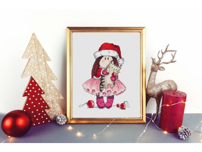 Christmas Hugs Cross Stitch Pattern фото 2