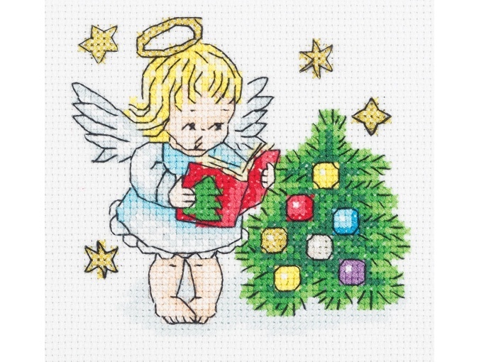 Christmas Angel Cross Stitch Kit фото 1
