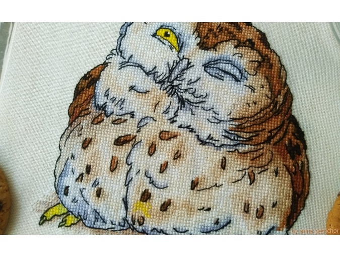 Cookie Owl Cross Stitch Pattern фото 11