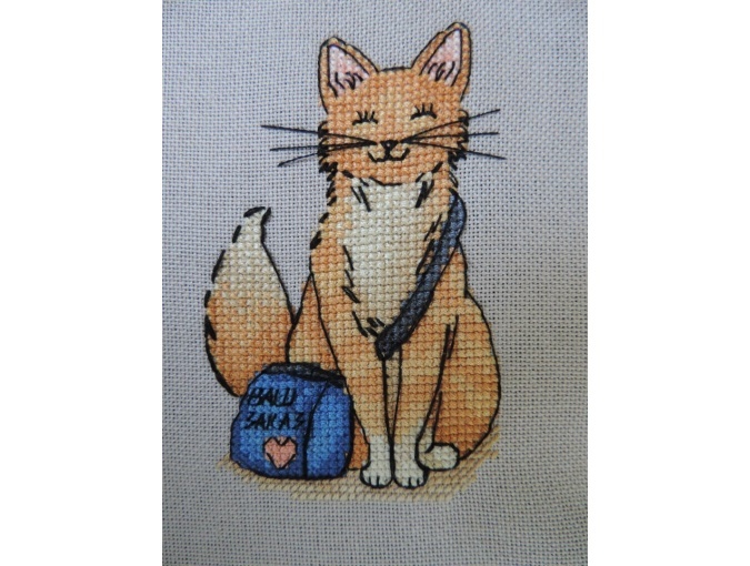 Cat Postman Cross Stitch Pattern фото 2