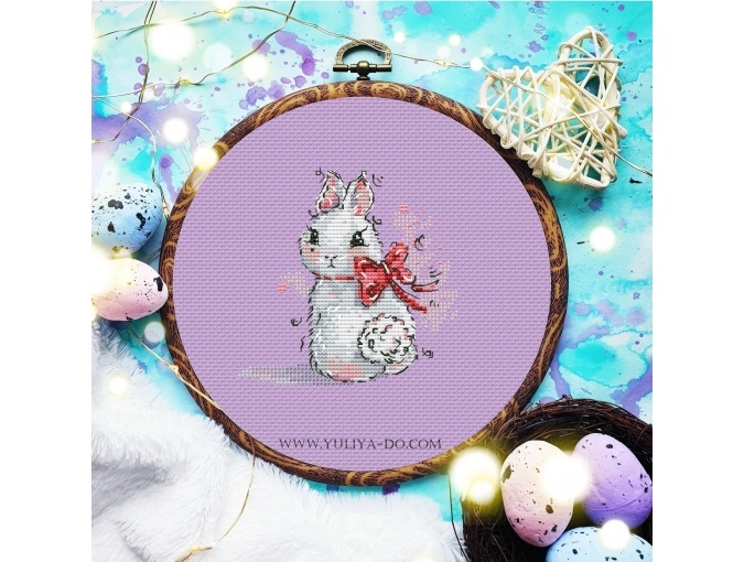 Rabbit M Cross Stitch Pattern фото 4