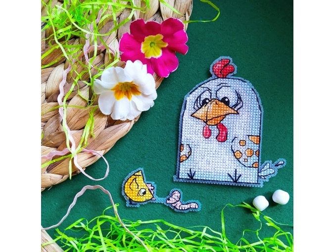 A Hen Cross Stitch Pattern фото 4