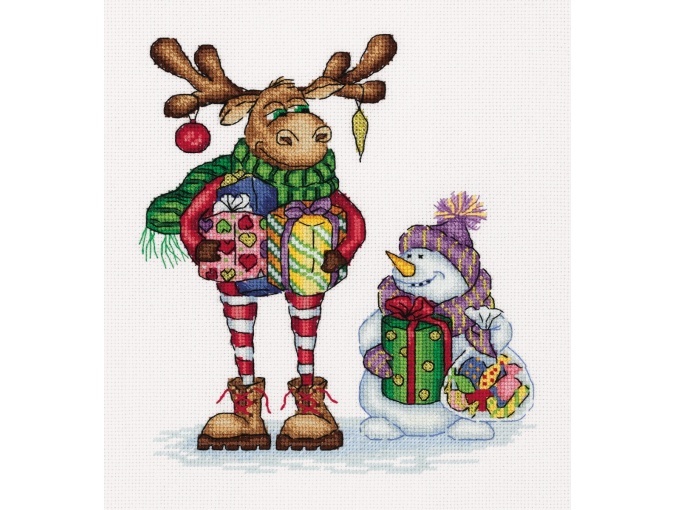 Visiting with Gifts Cross Stitch Kit фото 1