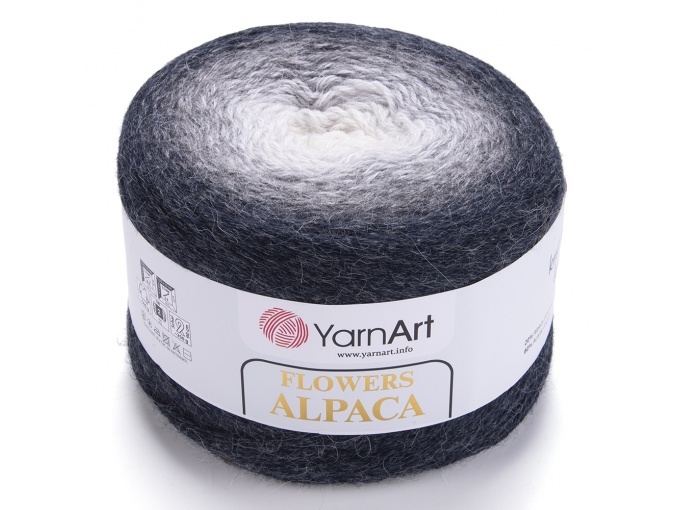 YarnArt Flowers Alpaca, 20% Alpaca, 80% Acrylic, 2 Skein Value Pack, 500g фото 11