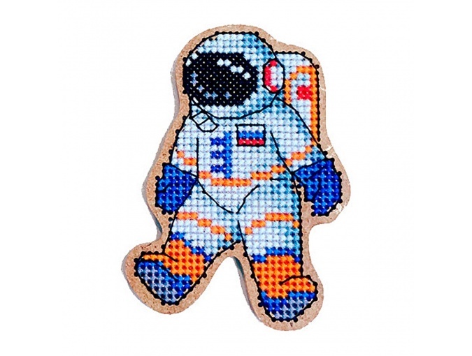 Cosmonaut Original Toy Cross Stitch Kit фото 1