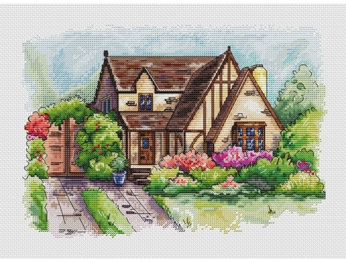 Cottage Cross Stitch Pattern фото 2