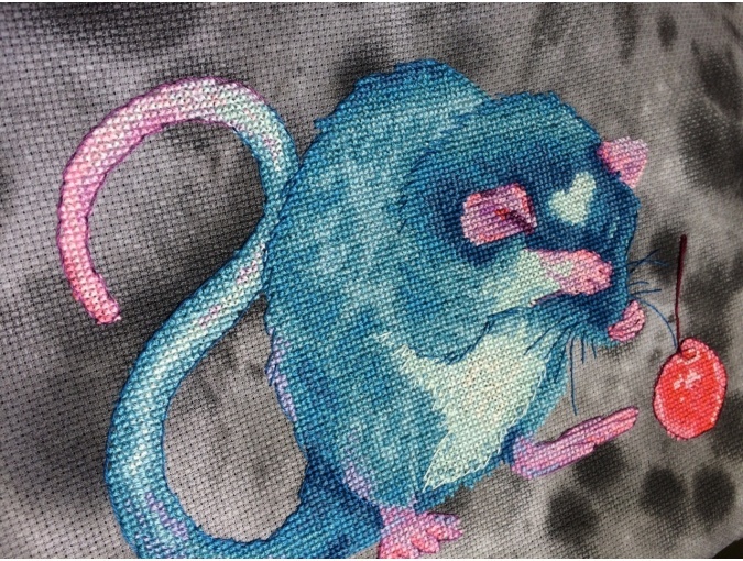 Rat Washing Up Cross Stitch Pattern фото 6