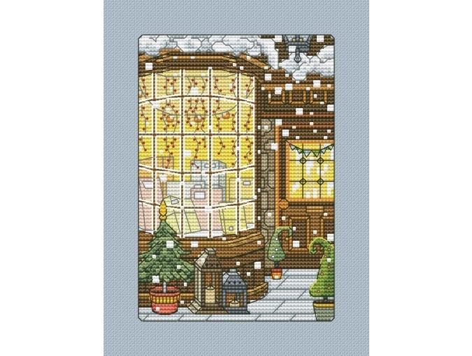 Christmas Card 20 Cross Stitch Pattern фото 1
