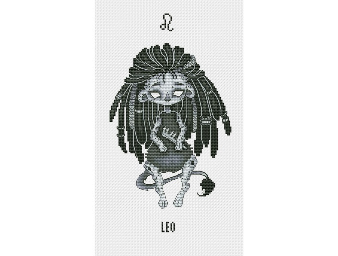 Horoscope. Leo Cross Stitch Pattern фото 1