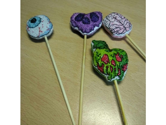 Lollipops Cross Stitch Pattern фото 3