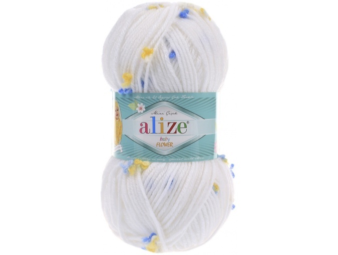 Alize Baby Flower, 94% Acrylic, 6% Polyamide 5 Skein Value Pack, 500g фото 23