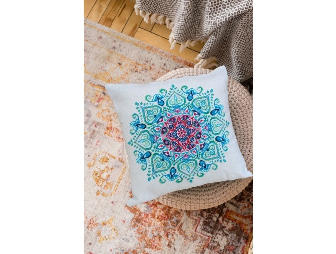 Mandala Cushion Front Cross Stitch Kit фото 1