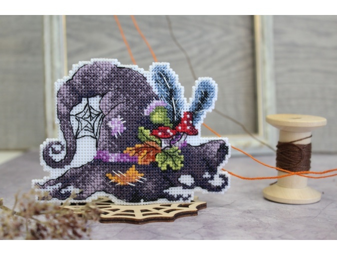 Witch Hat Cross Stitch Kit фото 3