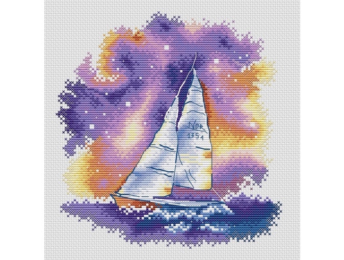 Sail Cross Stitch Pattern фото 1