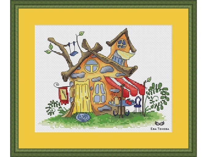 Artist's House Cross Stitch Chart фото 1