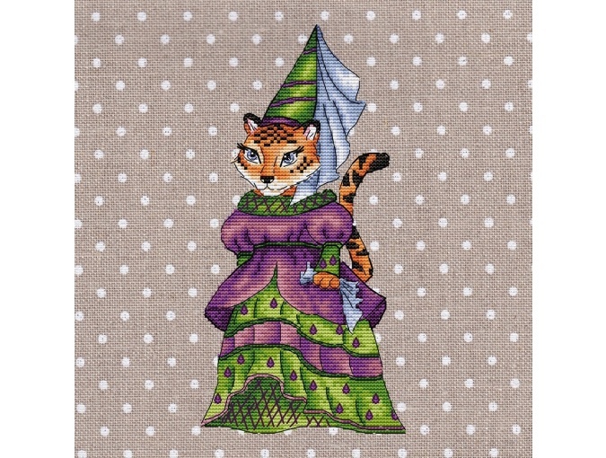 Tigress Cross Stitch Pattern фото 1