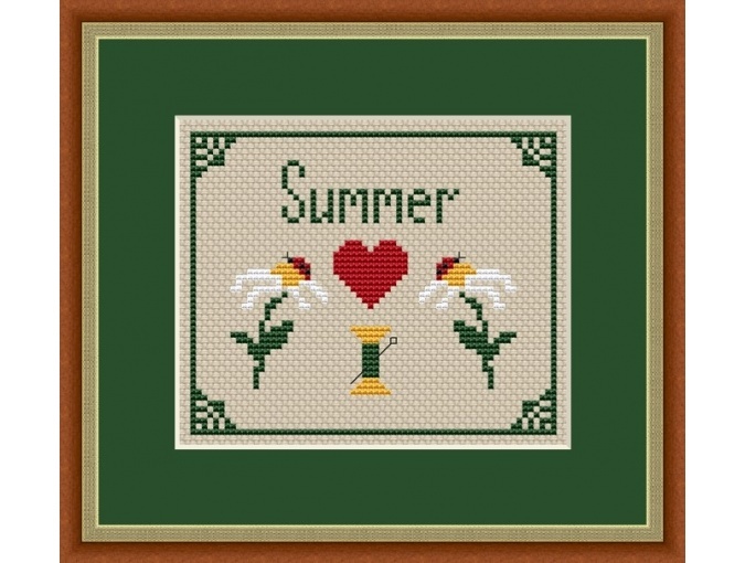 Summer Cross Stitch Chart фото 1