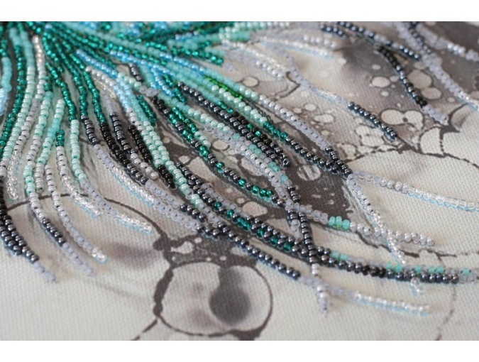 Aquamarine Bead Embroidery Kit фото 7