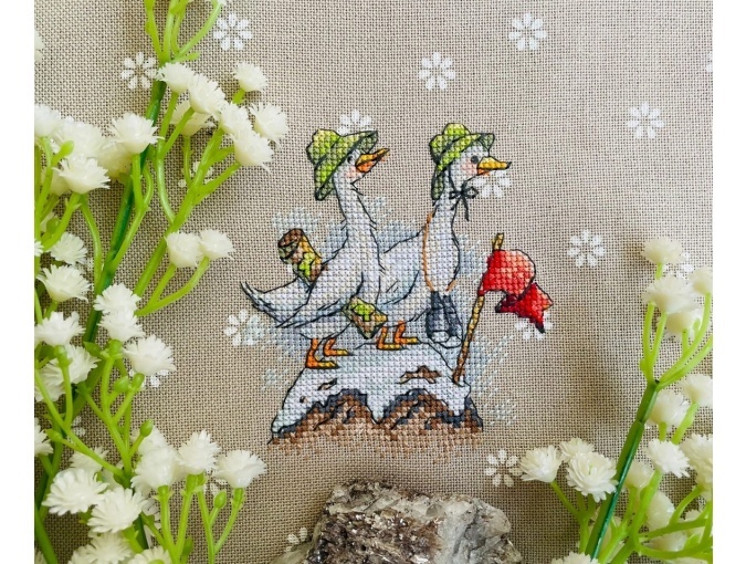 Conquerors of the Summits Cross Stitch Pattern фото 2