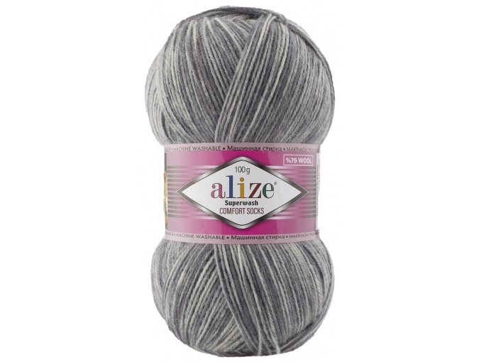 Alize Superwash Comfort Socks 75% wool, 25% polyamide 5 Skein Value Pack, 500g фото 30