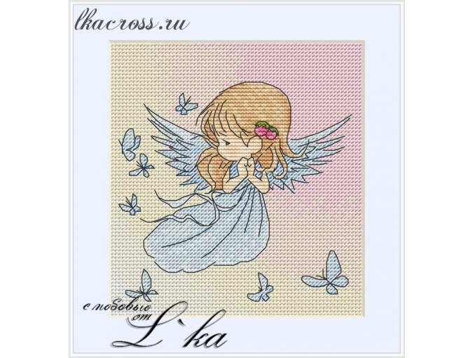 Angel Cross Stitch Pattern фото 1