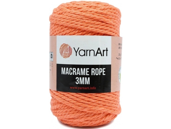 YarnArt Macrame Rope 3mm 60% cotton, 40% viscose and polyester, 4 Skein Value Pack, 1000g фото 16