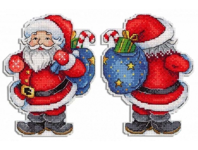 Merry Santa Cross Stitch Kit фото 1