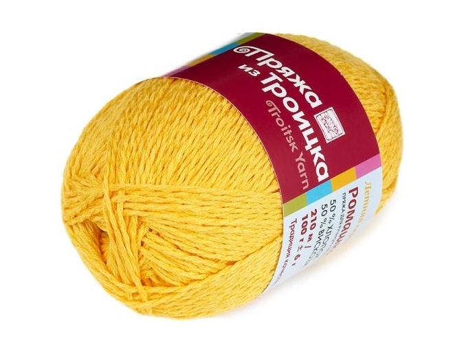 Troitsk Wool Camomile, 50% Cotton, 50% Viscose 5 Skein Value Pack, 500g фото 22