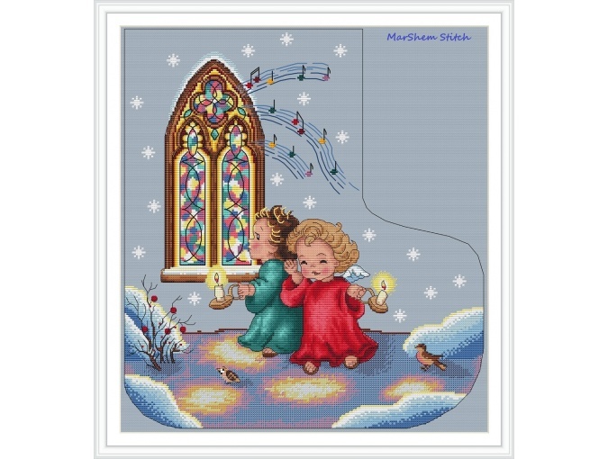 Hymns of Christmas Cross Stitch Pattern фото 2