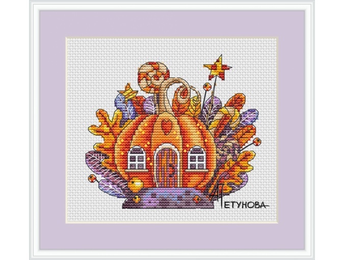 Pumpkin House Cross Stitch Pattern Code Ap 131 Anna Petunova Buy Online On Mybobbin Com