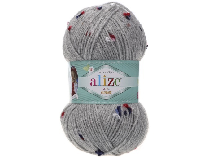 Alize Baby Flower, 94% Acrylic, 6% Polyamide 5 Skein Value Pack, 500g фото 22