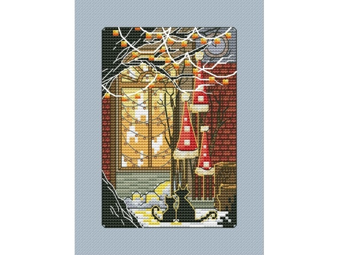 Christmas Card 18 Cross Stitch Pattern фото 1