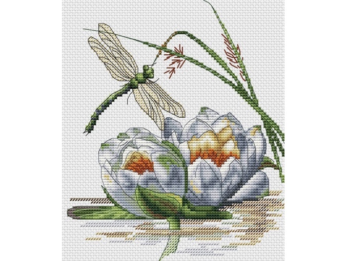 Water Lilies Cross Stitch Chart фото 1