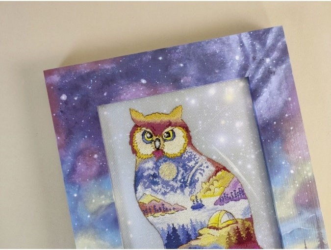 Owl in Jupiter Cross Stitch Pattern фото 3