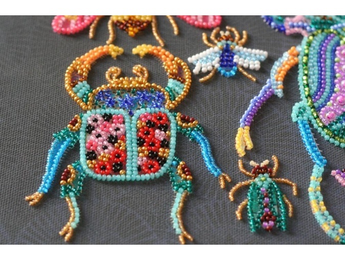 Beetles Bead Embroidery Kit фото 6