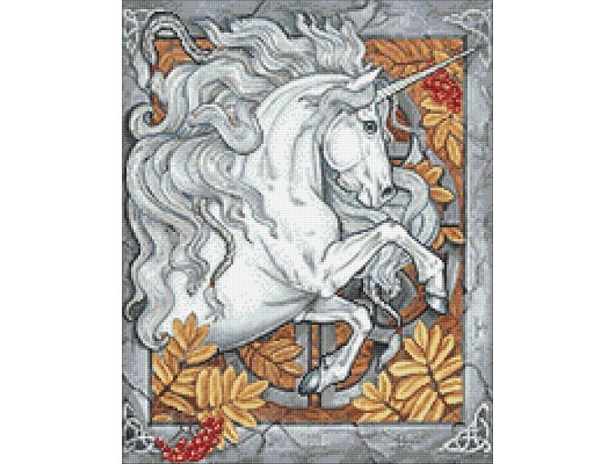 Autumn Unicorn Diamond Painting Kit фото 2