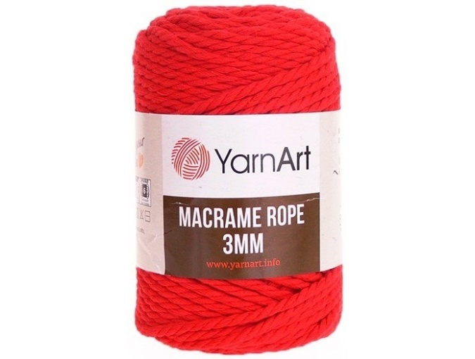 YarnArt Macrame Rope 3mm 60% cotton, 40% viscose and polyester, 4 Skein Value Pack, 1000g фото 20
