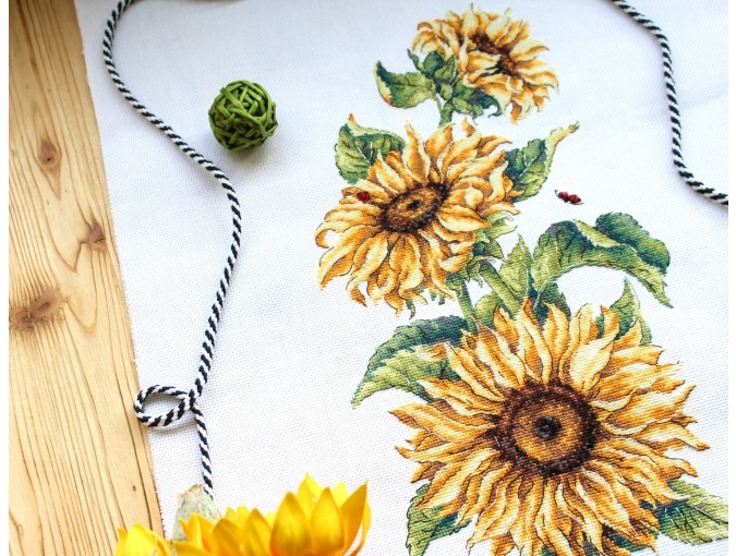 Sunflowers Cross Stitch Kit by MP Studia фото 2